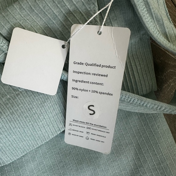 Sports Bra and Shorts Set - Ribbed - From Amazon - Picture 2 of 2